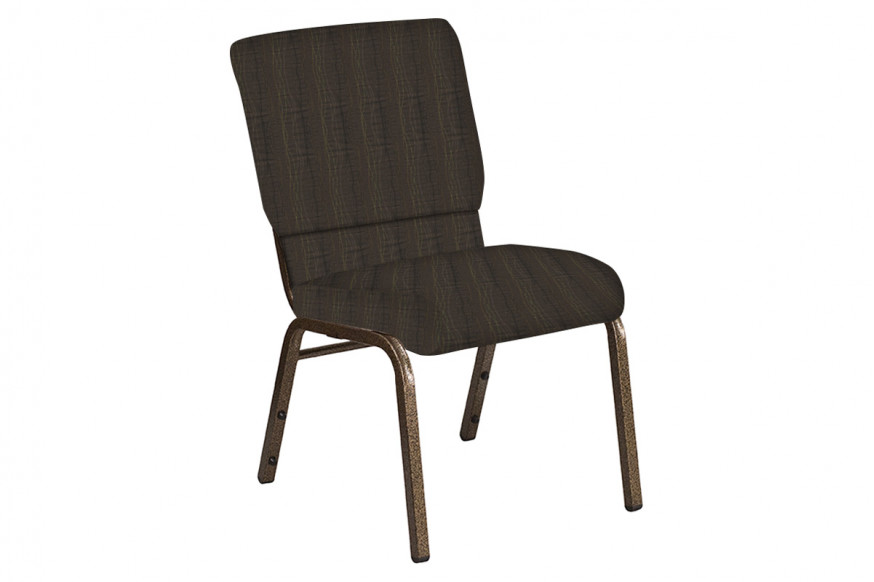 BLNK™ Church Chair in Mystery with Gold Vein Frame - Mint Chocolate, 18.5"W