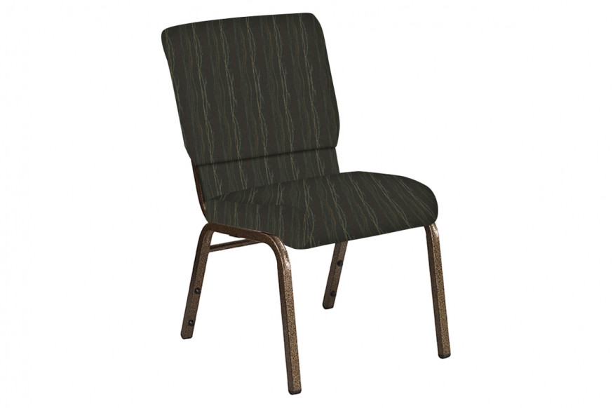 BLNK™ Church Chair in Mystery with Gold Vein Frame - Willow, 18.5"W