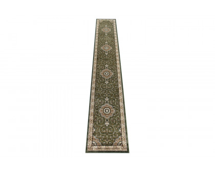 BLNK - Portman Collection Persian Style Olefin Area Rug with Jute Backing