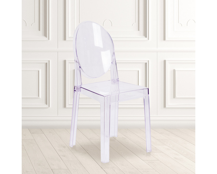 BLNK - Revna Ghost Chair with Oval Back