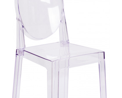 BLNK - Revna Ghost Chair with Oval Back