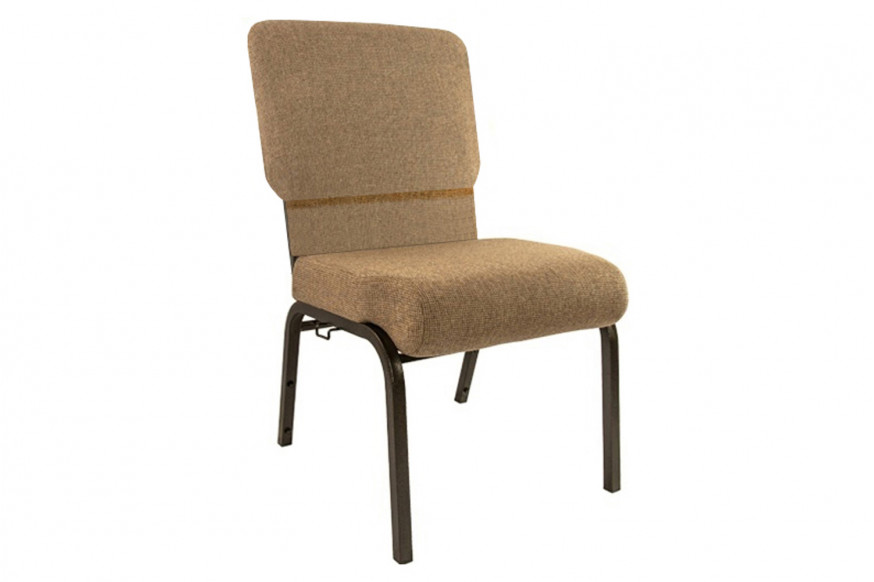 BLNK™ Advantage Church Chair - Mixed Tan, 20.5"W