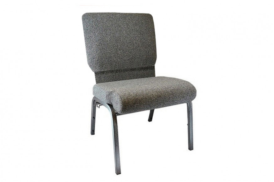 BLNK™ Advantage Church Chair - Charcoal Gray, 20.5"W