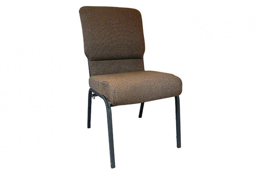 BLNK™ Advantage Church Chair - Java, 18.5"W