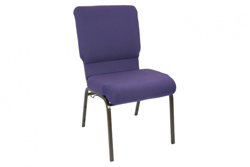 BLNK™ Advantage Church Chair - Eggplant, 18.5"W