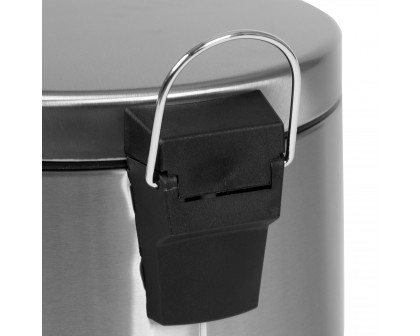 BLNK Round Stainless Steel Fingerprint Resistant Soft Close Step Trash Can - 5.3 Gallons (20L) - 5.3 Gall