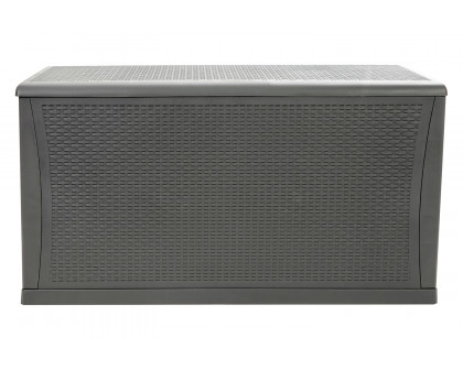 BLNK Nobu Outdoor 120 Gallon Plastic Deck Box - Gray