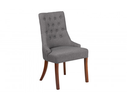 BLNK - HERCULES Paddington Series Gray Fabric Tufted Chair