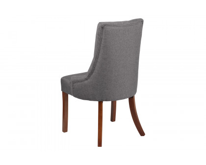 BLNK - HERCULES Paddington Series Gray Fabric Tufted Chair