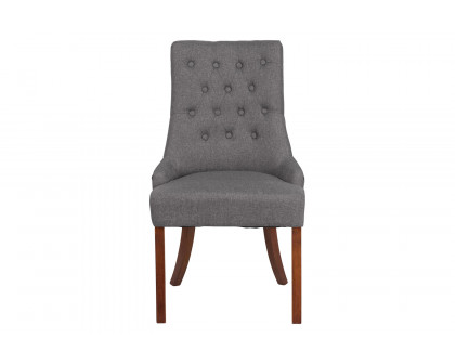 BLNK - HERCULES Paddington Series Gray Fabric Tufted Chair