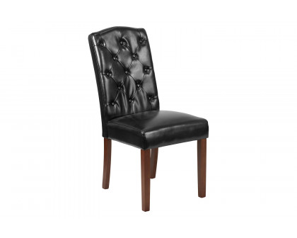 BLNK - HERCULES Grove Park Series LeatherSoft Tufted Parsons Chair