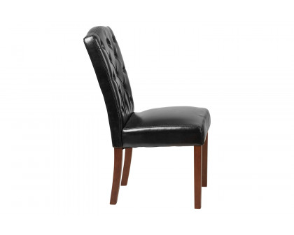 BLNK - HERCULES Grove Park Series LeatherSoft Tufted Parsons Chair