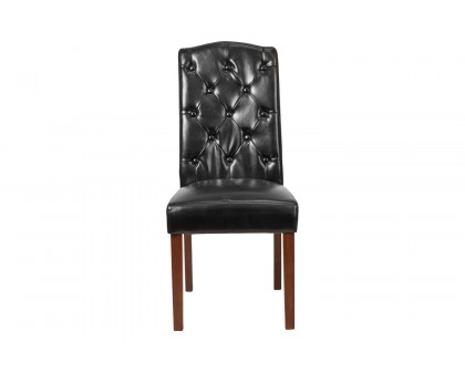 BLNK - HERCULES Grove Park Series LeatherSoft Tufted Parsons Chair