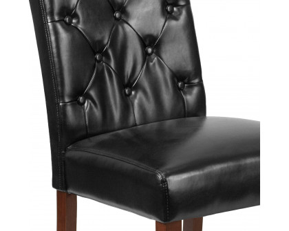 BLNK - HERCULES Grove Park Series LeatherSoft Tufted Parsons Chair