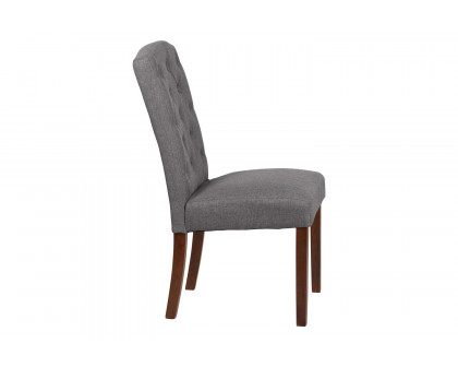 BLNK HERCULES Grove Tufted Parsons Chair - Gray