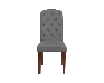 BLNK™ HERCULES Grove Tufted Parsons Chair - Gray