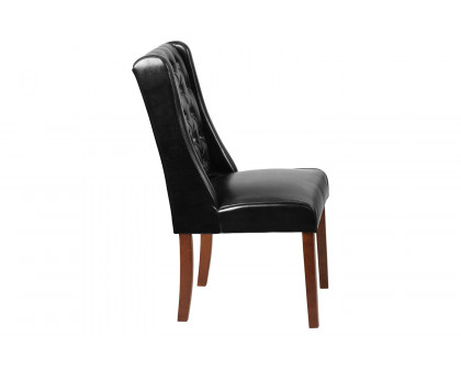 BLNK HERCULES Preston Series Tufted Parsons Chair - LeatherSoft