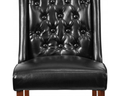 BLNK HERCULES Preston Series Tufted Parsons Chair - LeatherSoft