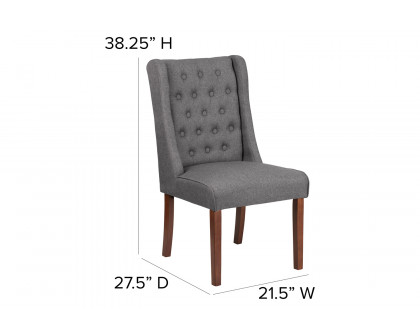 BLNK HERCULES Preston Series Tufted Parsons Chair - Fabric