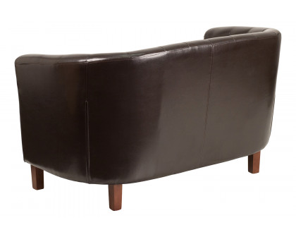 BLNK HERCULES Colindale Series LeatherSoft Loveseat - Brown