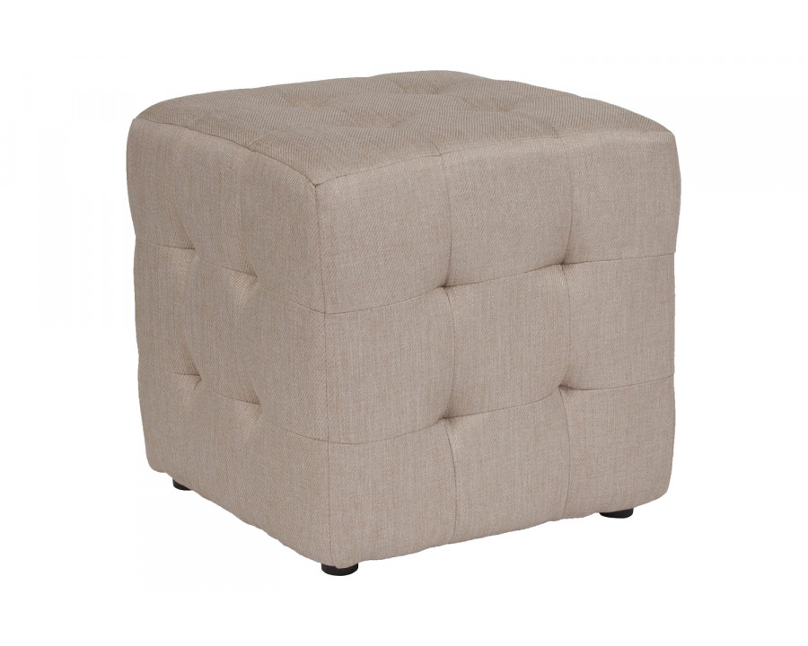 BLNK Avendale Fabric Tufted Upholstered Ottoman Pouf