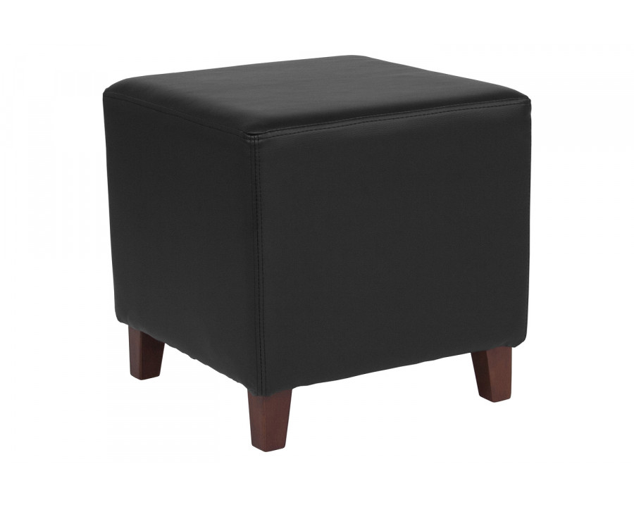 BLNK - Ascalon LeatherSoft Upholstered Ottoman Pouf