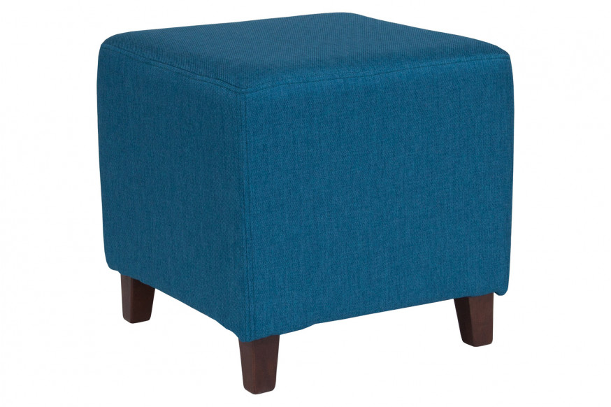 BLNK™ Ascalon Fabric Upholstered Ottoman Pouf - Blue