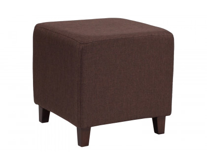 BLNK Ascalon Fabric Upholstered Ottoman Pouf