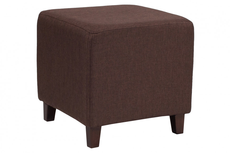 BLNK™ Ascalon Fabric Upholstered Ottoman Pouf - Brown