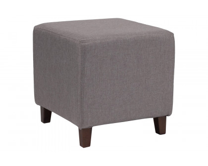 BLNK Ascalon Fabric Upholstered Ottoman Pouf