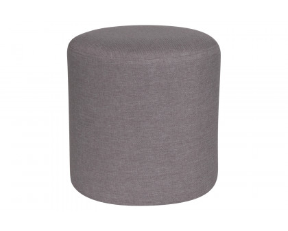 BLNK Barrington Round Fabric Upholstered Round Ottoman Pouf