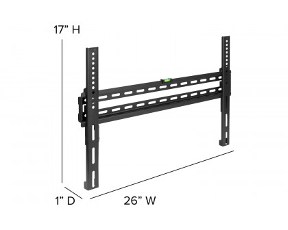 BLNK FLASH MOUNT Fixed TV Wall Mount with Built-In Level - fits TV's 32"- 84"