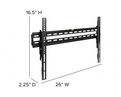 BLNK FLASH MOUNT Tilt TV Wall Mount with Built-In Level - fits TV's 40" - 84"