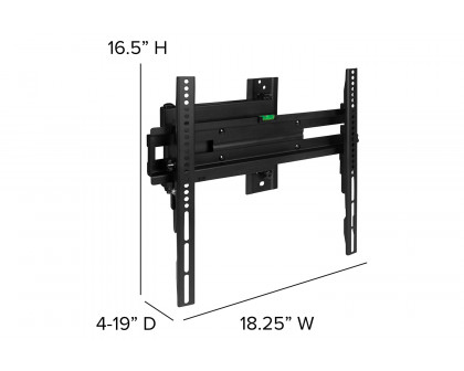 BLNK FLASH MOUNT Full Motion TV Wall Mount with Built-In Level - fits TV's 32" - 55"