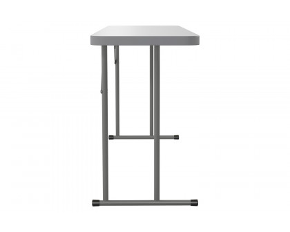 BLNK - Gray Plastic Folding Training Table