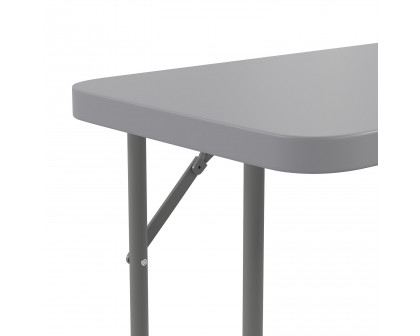 BLNK - Gray Plastic Folding Training Table