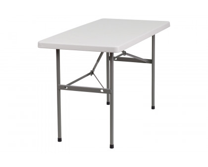 BLNK Granite White Plastic Folding Table