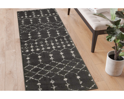 BLNK Beth Geometric Polyester Bohemian Low Pile Rug