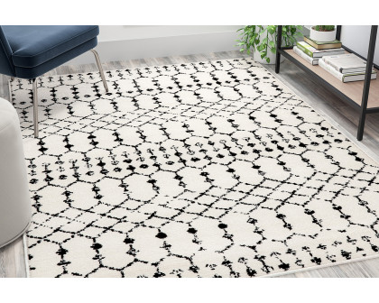 BLNK Beth Geometric Bohemian Low Pile Rug