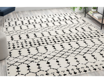 BLNK Beth Geometric Bohemian Low Pile Rug