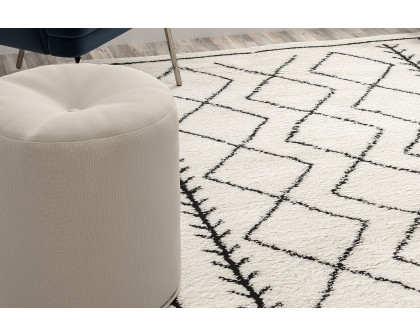 BLNK - Roxy Geometric Style Diamond Trellis Area Rug