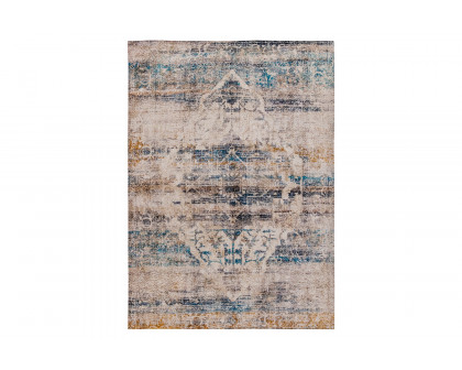 BLNK Dana Artisan Old English Style Traditional Rug - Blue, 8'W x 10'L