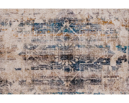 BLNK Dana Artisan Old English Style Traditional Rug - Blue, 8'W x 10'L