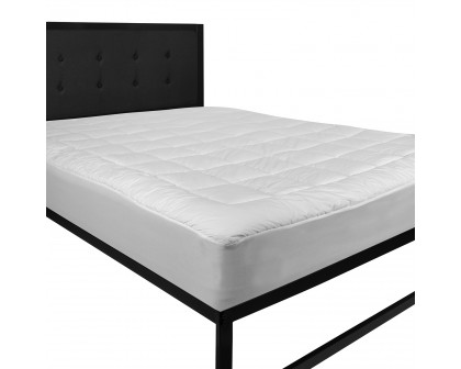 BLNK Capri Comfortable Sleep White Mattress Pad