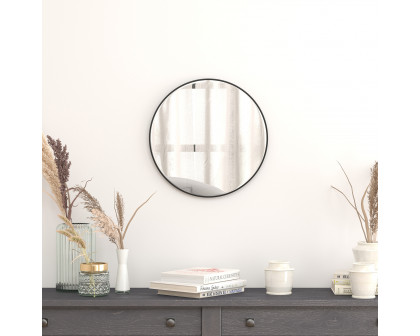 BLNK Julianne Style 1 Round Metal Framed Wall Mirror