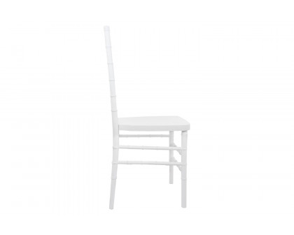 BLNK Advantage Resin Chiavari Chair - White