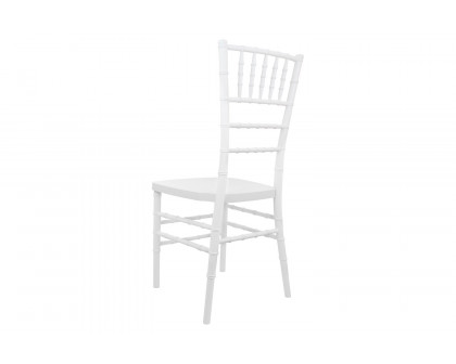 BLNK Advantage Resin Chiavari Chair - White