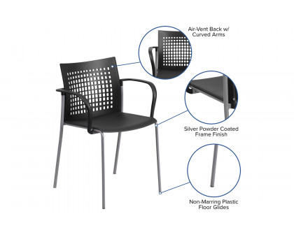 BLNK - HERCULES Series Stack Chair with Air-Vent Back and Arms