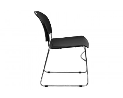 BLNK™ HERCULES Series Ultra-Compact Stack Chair - Chrome Frame