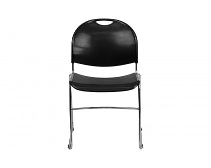 BLNK™ HERCULES Series Ultra-Compact Stack Chair - Chrome Frame